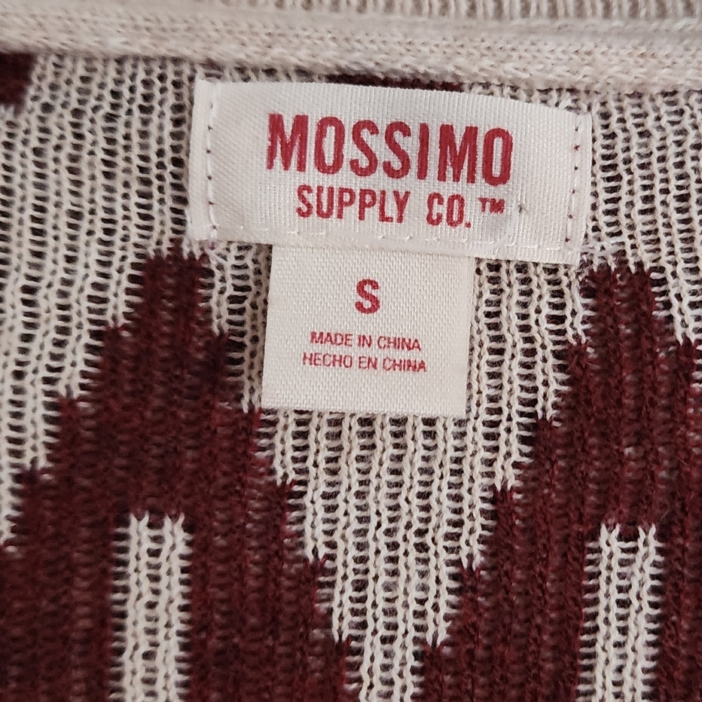 Multi-Color Patterned V-Neck Cardigan Sweater - Picture 3 of 3